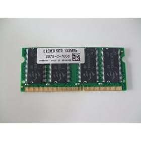 �����ۏ؁@WIN��p�EMAC�s�@512MB PC133�iPC100�Ή��j 144��� �m�[�g�p�\�R���p SDRAM SODIMM (�o���N�j