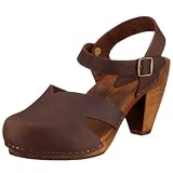Sanita Wood Ulrika Ankle Strap Heels