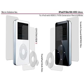 �ی�t�B�����EiPod Film Kit #05 Gloss  for iPod with VIDEO / Fifth Generation IFK05G