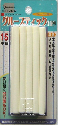  Three axis グルースティック 白色 15本入 No.20307