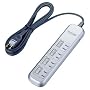 ELECOM �Ɨ��X�C�b�`�t���K�[�h�^�b�v 2P4�� 2.5m �V�X�o�[ T-F6425SV