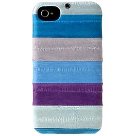 Zenus iPhone4/4S �P�[�X Prestige Eel Leather Bar Series �}���`�u���[ ���Ȃ��v Z444i4S