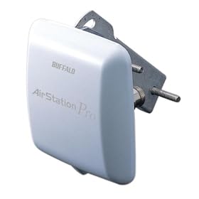 BUFFALO �q�G�A�X�e�[�V���� �v���r 5.6GHz/2.4GHz����LAN ���O�������ʐM�p ���ʌ^�A���e�i WLE-HG-DA/AG
