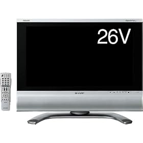 SHARP AQUOS 26V�^ �n��EBS�E110�xCS�f�W�^���n�C�r�W�����t���e���r LC-26AD5
