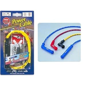 【クリックで詳細表示】NGK：S1B パワーケーブル ストレートタイプ(ブルー)【汎用】