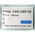 CASIO NP-20 �Ή��o�b�e���[�@�c�ʕ\���\�y1050mAh�z��������