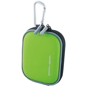 ELECOM EVA���Z�~�n�[�h�^�C�v �f�W�^���J�����P�[�X(�Q�l���[���@60*28*90)�O���[�� DGB-021GN