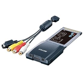 BUFFALO CardBus TV�o�̓J�[�h �e���r de ��~�� TV-CB