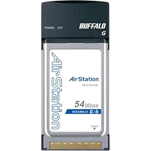 【クリックで詳細表示】BUFFALO WLI3-CB-G54L 無線LAN AirStationCardBus用