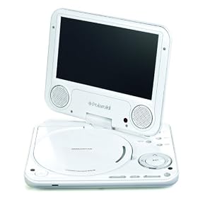 Polaroid 7�^�t���X�C�[�x���|�[�^�u��DVD�v���[���[ DPJ-07091W �z���C�g