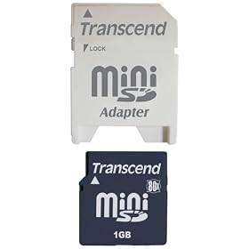 Transcend miniSD�J�[�h 80�{�� 1GB TS1GSDM80