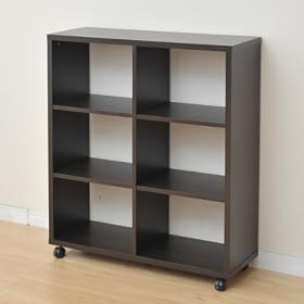 �R�P(YAMAZEN) �L���[�u���b�N 3�i�~2�� �p�[�e�[�V���� �_�[�N�u���E�� CCR-3X2(DBR)