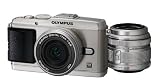 OLYMPUS �}�C�N����� PEN E-P3 �c�C�������Y�L�b�g �V���o�[ E-P3 TKIT SLV