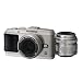 OLYMPUS �}�C�N����� PEN E-P3 �c�C�������Y�L�b�g �V���o�[ E-P3 TKIT SLV
