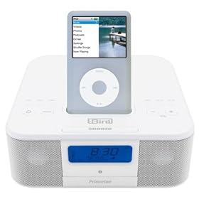 �v�����X�g���e�N�m���W�[ FM/AM���W�I���ږڊo�܂��@�\�t���X�s�[�J�[ for iPod(i-Bird 5V) �z���C�g PSP-MSSBCW