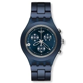 [�X�E�H�b�`]SWATCH �r���v Diaphene Chrono(�f�B�A�t�@�� �N���m) FULL BLOODED SMOKY BLUE(�t���u���b�f�b�h �X���L�[�u���[) SVCN4004AG ���j�Z�b�N�X �y���K�A���i�z