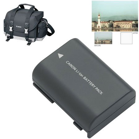  Canon Accessory Starter Kit for Digital Rebel XT and XTi (Includes 200DG Bag, NB-2LH Battery, & 58mm Haze Filter)