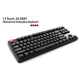Archiss Cherry���� �p��ASCII�z��e���L�[���X���J�j�J���L�[�{�[�h USB&PS/2���Ή� AS-KB87T