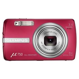 OLYMPUS �f�W�^���J���� ��750 �T���Z�b�g���b�h ��-750 RED