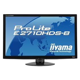iiyama 27�C���`���C�h�t���f�B�X�v���C 1920�~1080(�t��HD1080P)�Ή� 3�n�����͑��� USB�n�u���� �}�[�x���u���b�N PLE2710HDS-B1