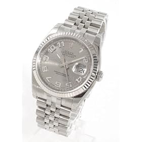 [�����b�N�X]ROLEX �r���v Ref.116234 �f�C�g�W���X�g WG�x�[�� �V���o�[(�R���Z���g���b�N) �A���r�A Ref.116234 A �����Y [���s�A���i]