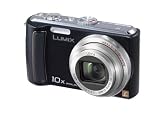  Panasonic Lumix DMC-TZ5K 9MP Digital Camera with 10x Wide Angle MEGA Optical Image Stabilized Zoom (Black)