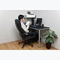 ���b�N�t���f�X�N120cm �u���b�N  CT-12BK
