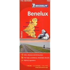 Michelin Benelux Map 714