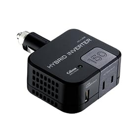 �Z���X�^�[(CELLSTAR) DC/AC�C���o�[�^�[ USB�[�q�t���\�P�b�g�^�C�v MPU-150B/12V��p MPU-150B