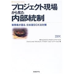 �v���W�F�N�g���ꂩ�猩�����������\�����҂������{��SOX�@�΍� (IBM Innovation Series)