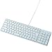 ELECOM �p���^�O���t���L�[�{�[�h/103�L�[/�ɔ��^�C�v/L�T�C�Y/�z���C�g (PS3�Ή�) TK-FCP004WH