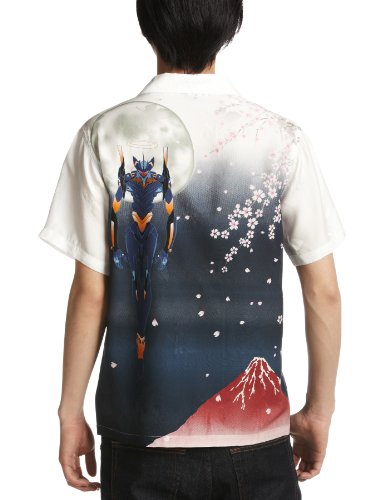 (ニシキ)nishiki エヴァ×錦 マーク6 降臨シルクアロハシャツ EV58471