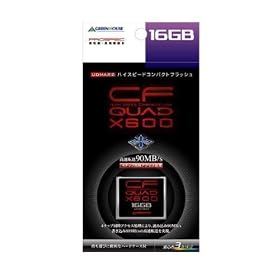 �O���[���n�E�X 600�{��(90MB/s)�n�C�X�s�[�h�R���p�N�g�t���b�V�� 16GB GH-CF16GVX