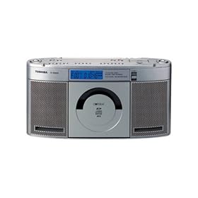 TOSHIBA SD/CD���W�I CUTEBEAT �V���o�[ TY-SDX50(S)