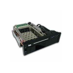 【クリックで詳細表示】CVS 5.25インチベイ内蔵SATA接続2.5＆3.5インチHDD対応ドッキングベイ CV-MRA750U 5.25インチベイ内蔵SATA接続2.5インチ＆3.5インチHDD対応Toolフリードッキングベイ