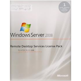 Windows Server 2008 R2 �����[�g �f�X�N�g�b�v �T�[�r�X CAL 1 ���[�U�[ RDS CAL