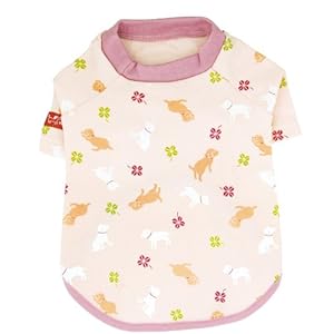 【クリックでお店のこの商品のページへ】わんくろ Tシャツ S 犬柄