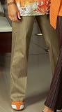  Schicke bequeme stretch Hose caramel