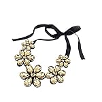 Gold Ribbon Fashion Necklace