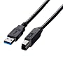 �o�b�t�@���[�R�N���T�v���C BUFFALO USB�P�[�u�� 3.0�Ή� A-TYPE:USB3.0-B-TYPE 2m �u���b�N BSUAB320BK
