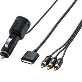 Logitec iPhone4/4S/3GS/3G/iPod�Ή� �V�K�[�`���[�W���[�t�r�f�I�P�[�u�� LHC-RCI01
