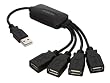 ELECOM USB HUB�P�[�u�� U2H-M4BBK