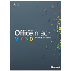 Microsoft Office for Mac Home and Business 2011-1 �p�b�N