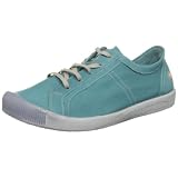 SOFTINOS Womens Irina Light Green Lace-Up Flats P900063503 8 UK, 41 EU
