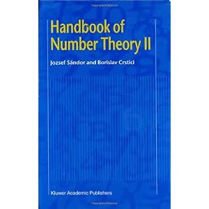 【クリックで詳細表示】Handbook of Number Theory II [ハードカバー]