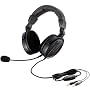 ELECOM �w�b�h�Z�b�g�}�C�N���t�H�� �����I�[�o�[�w�b�h 1.8m �Q�[�}�[���� �u���b�N HS&hellip �G���R��