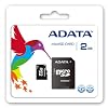 ADATA MicroSD �������[�J�[�h 2GB Speedy+1Adapter AUSD2GZ-RA1