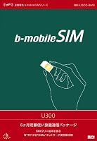 日本通信 bモバイルSIM U300 6ヶ月(185日)使い放題パッケージ BM-U300-6MS