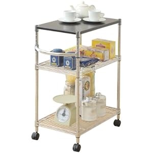 【クリックで詳細表示】山善(YAMAZEN) キッチンワゴン シルバー MJ-W75633CJH(CH)