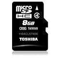 ���� TOSHIBA microSDHC 8GB ���ɍl���������s�A���o���N�i